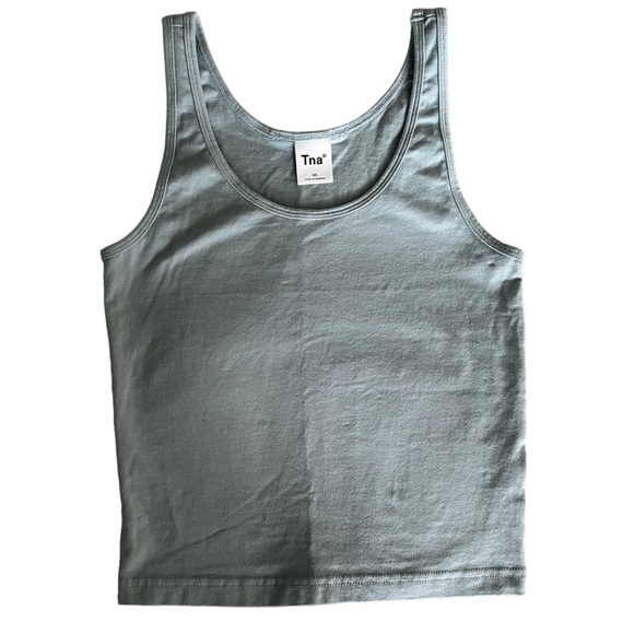 TNA - Scoop Neck Tank Top, Glacier Blue - US XS - Picture 8 of 13
